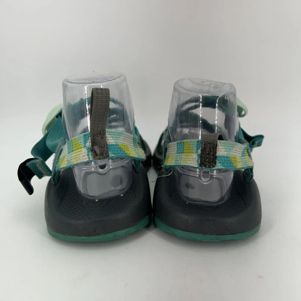 Chaco Sandals Shoes Kids Size 5 Green Strappy Hiking Water Outdoor Sport